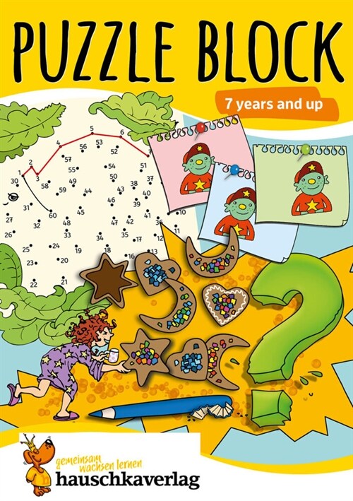 Puzzle block 7 years and up, A5-Block (Paperback)