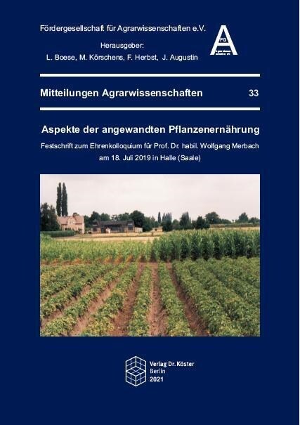 Aspekte der angewandten Pflanzenernahrung (Paperback)