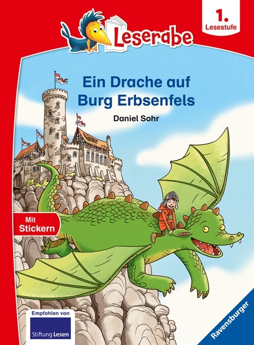 Ein Drache auf Burg Erbsenfels - Leserabe ab 1. Klasse - Erstlesebuch fur Kinder ab 6 Jahren (Hardcover)