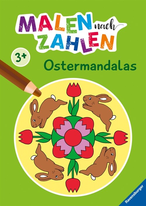 Ravensburger Malen nach Zahlen ab 3 Jahren Ostermandalas - 24 Motive - Malheft fur Kinder - Nummerierte Ausmalfelder (Paperback)