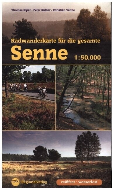 Radwanderkarte fur die gesamte Senne (Sheet Map)