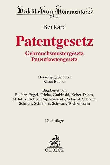 Patentgesetz (Hardcover)