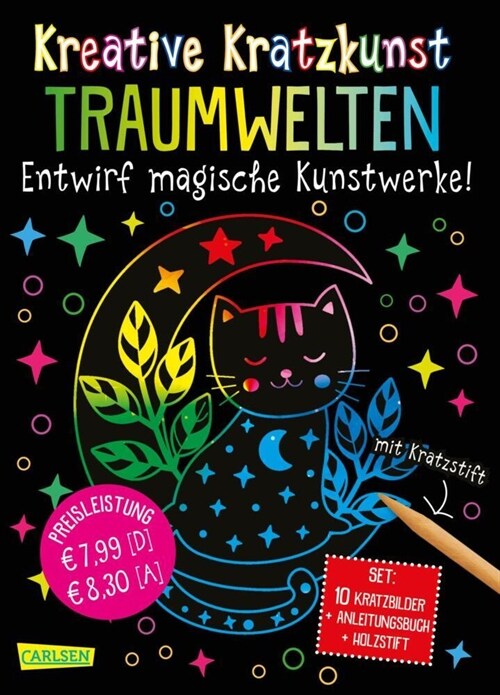 Kreative Kratzkunst: Traumwelten (Paperback)