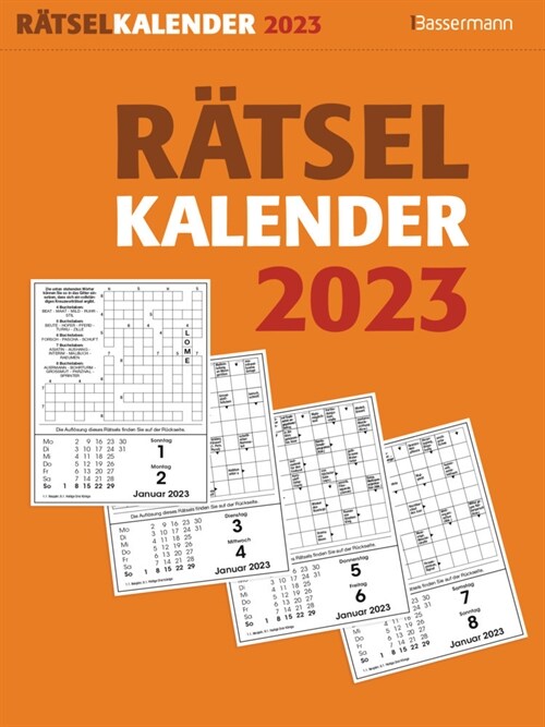 Ratselkalender 2023. Der beliebte Abreißkalender fur alle Ratselfreunde (Calendar)