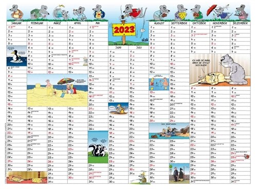 Uli Stein - Kalenderkarte 2023 (Calendar)