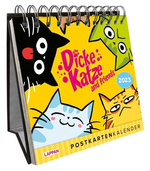 Dicke Katze and friends Postkartenkalender 2023 (Calendar)