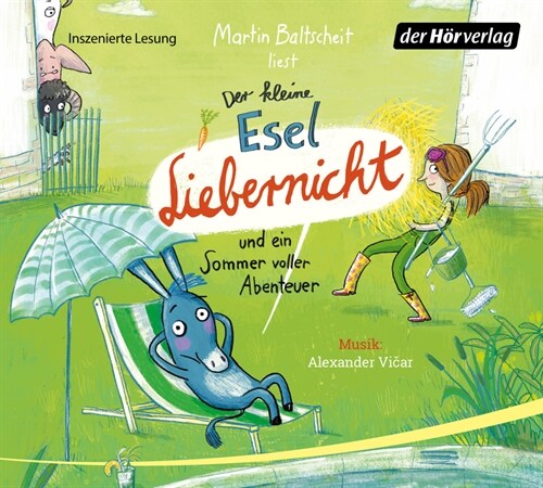Der kleine Esel Liebernicht und ein Sommer voller Abenteuer, 1 Audio-CD (CD-Audio)