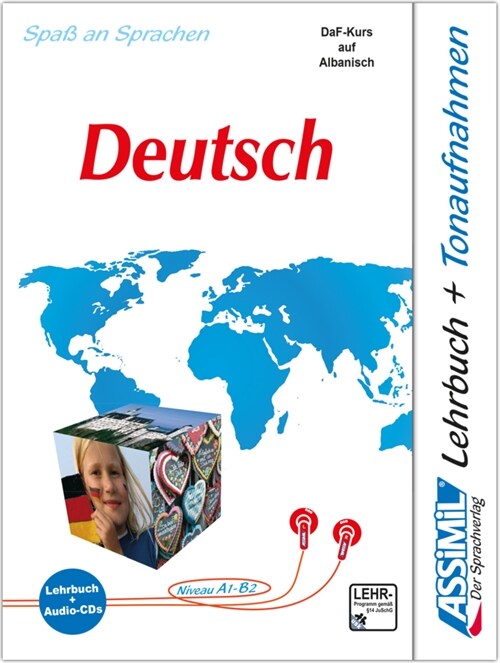 ASSiMiL Gjermanishtja - Deutschkurs in albanischer Sprache - Audio-Sprachkurs - Niveau A1- B2 (Hardcover)