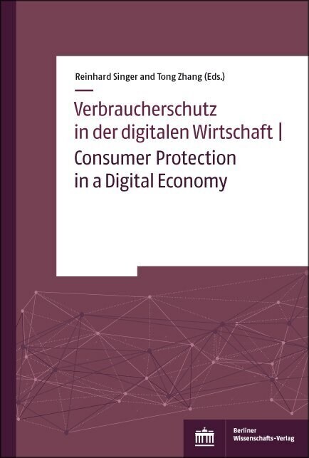 Verbraucherschutz in der digitalen Wirtschaft | Consumer Protection in a Digital Economy (Paperback)