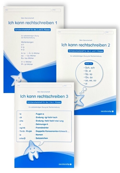 Ich kann rechtschreiben 1 bis 3 - Schulerarbeitshefte fur die 2. bis 4. Klasse, 3 Teile (Paperback)