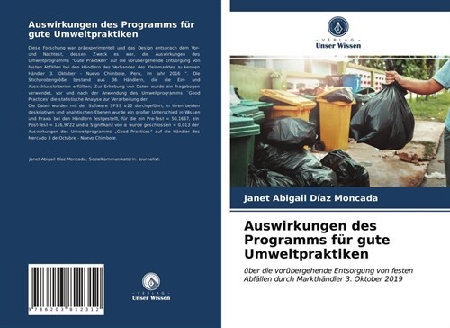 Auswirkungen des Programms fur gute Umweltpraktiken (Paperback)