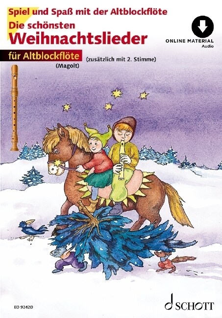 Die schonsten Weihnachtslieder, Fur Altblockflote (Sheet Music)