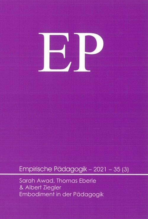 Embodiment in der Padagogik (Paperback)