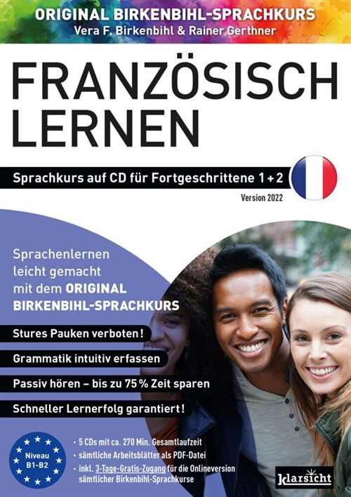 Franzosisch lernen fur Fortgeschrittene 1+2 (ORIGINAL BIRKENBIHL), Audio-CD (CD-Audio)