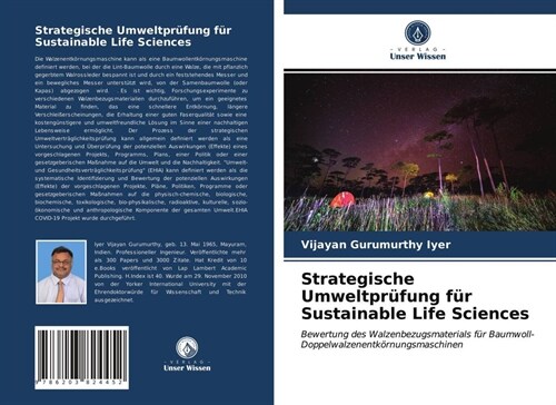 Strategische Umweltprufung fur Sustainable Life Sciences (Paperback)