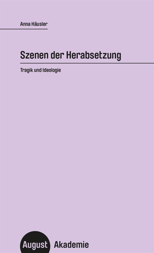 Szenen der Herabsetzung (Book)