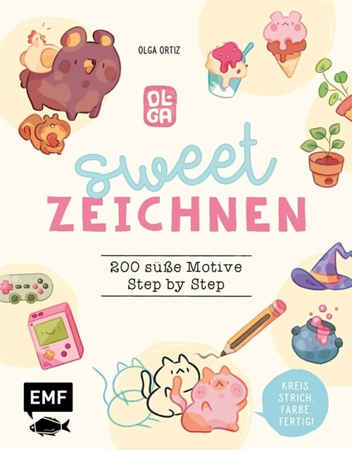 Sweet zeichnen - 200 suße Motive von Instagram-Artist olguioo (Paperback)