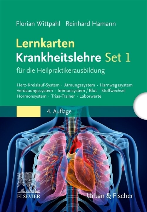 Lernkarten Krankheitslehre Set 1 fur die Heilpraktikerausbildung (Cards)