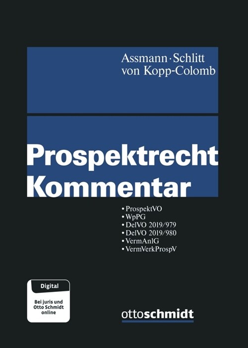 Prospektrecht Kommentar (Hardcover)