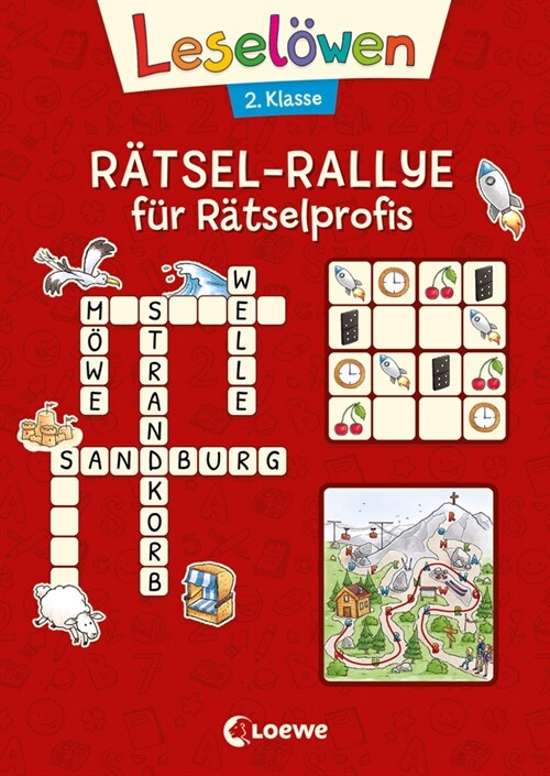 Leselowen Ratsel-Rallye fur Leseprofis - 2. Klasse (Rot) (Paperback)