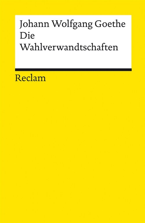 Die Wahlverwandtschaften (Paperback)