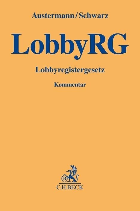 Lobbyregistergesetz (Hardcover)