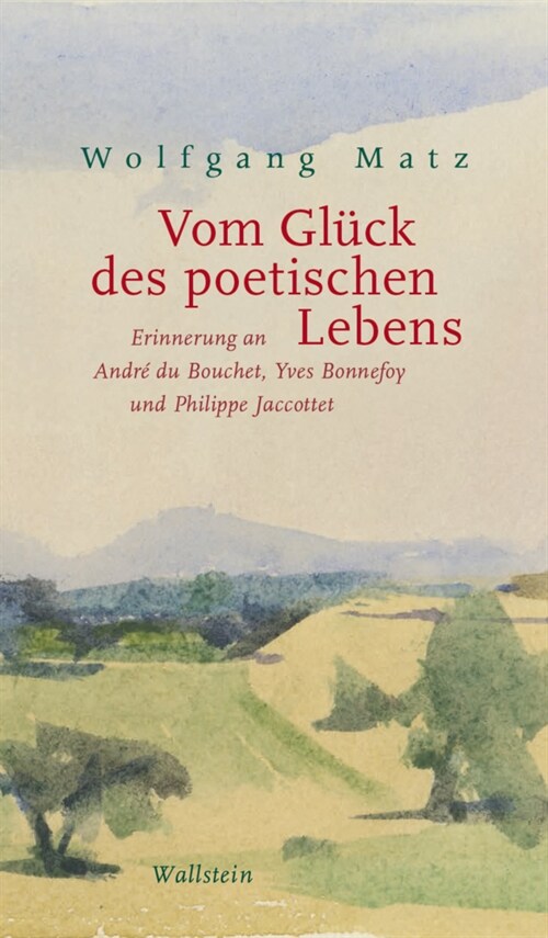 Vom Gluck des poetischen Lebens (Hardcover)