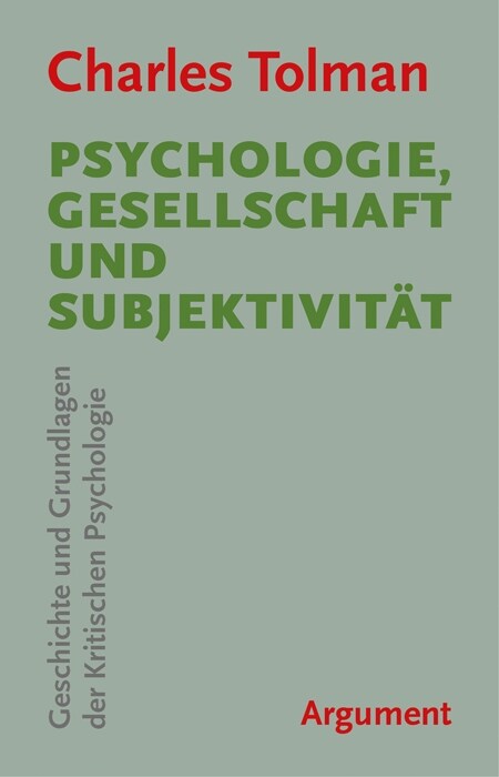 Psychologie, Gesellschaft und Subjektivitat (Paperback)