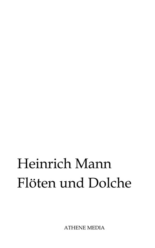 Floten und Dolche (Paperback)