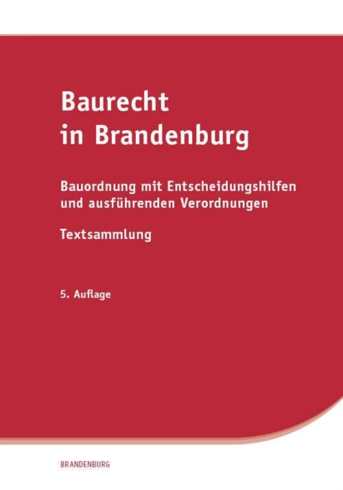 Baurecht in Brandenburg (Paperback)