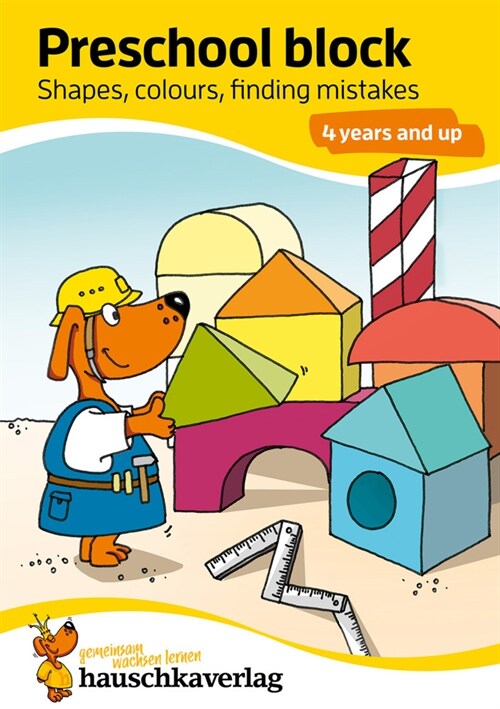 Preschool block - Shapes, colours, finding mistakes 4 years and up, A5-Block (Paperback)