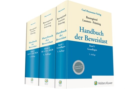 Handbuch der Beweislast Band 1-3 (Book)
