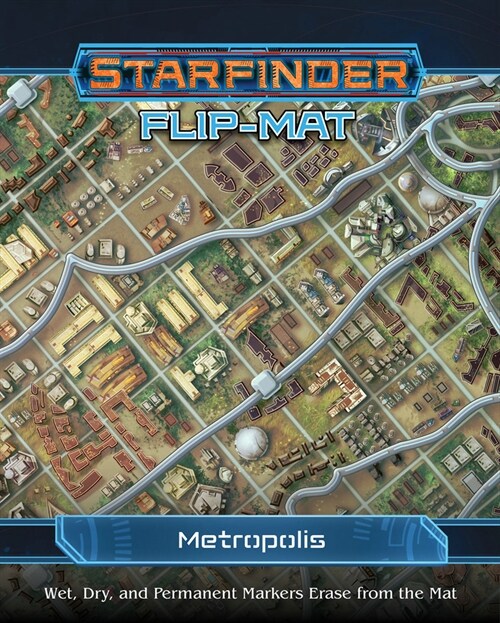 Starfinder Flip-Mat: Metropolis (Game)