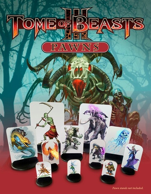 Tome of Beasts 3 Pawns (Board Games)