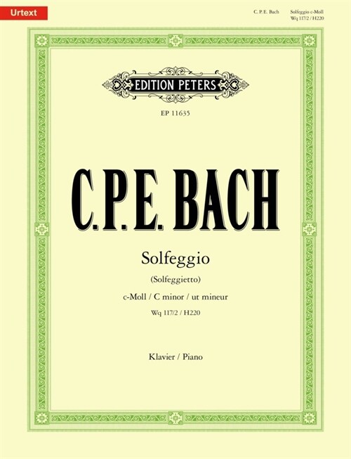 Solfeggio (Solfeggietto) (Sheet Music)