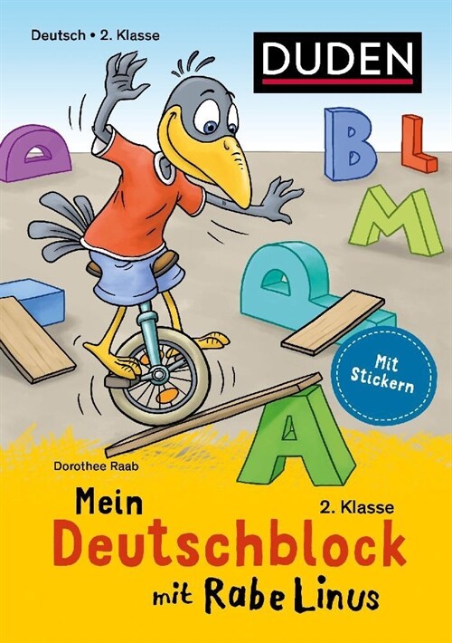 Mein Deutschblock mit Rabe Linus - 2. Klasse (Paperback)