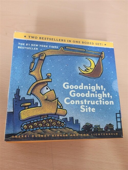 [중고] Goodnight, Goodnight, Construction Site and Steam Train, Dream Train Board Books Boxed Set (Board Books for Babies, Preschool Books, Picture Book (Boxed Set)
