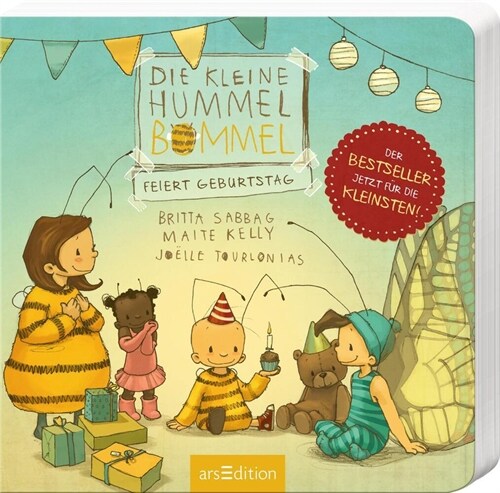 Die kleine Hummel Bommel feiert Geburtstag (Pappbilderbuch) (Board Book)