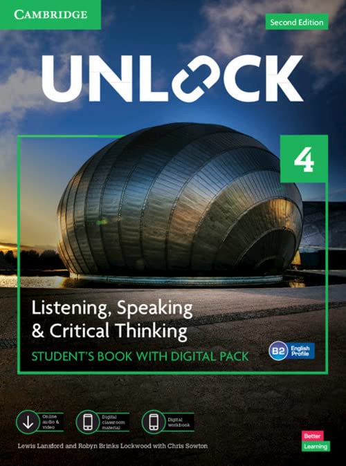 Unlock Level 4 Listening, Speaking and Critical Thinking Students Book with Digital Pack (Multiple-component retail product, 2 Revised edition)