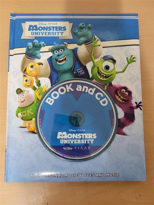 [중고] Disney Pixar Monsters University Book And Cd