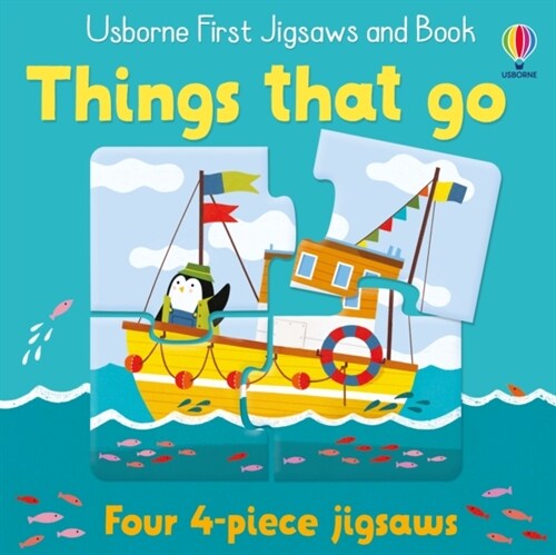 Usborne First Jigsaws And Book: Things that go (Paperback)