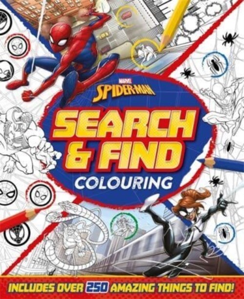 Marvel Spider-Man: Search & Find Colouring (Paperback)