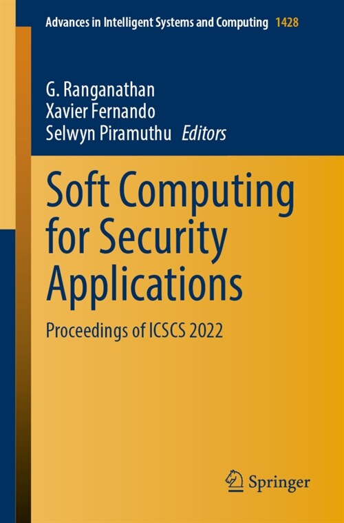 Soft Computing for Security Applications: Proceedings of Icscs 2022 (Paperback, 2023)