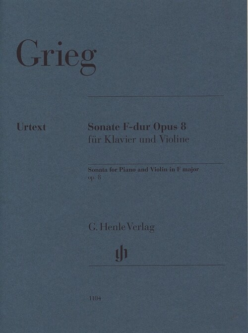 Sonata F Major Op. 8 for Piano and Violin (Paperback)