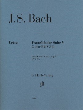 French Suite 5 G major BWV 816 (Paperback)