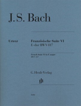 French Suite 6 E major BWV 817 (Paperback)