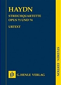 Streichquartette. Heft IX, Apponyi-Quartette, Opus 71 und 74