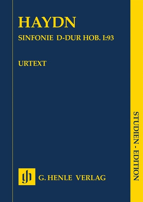 Symphony in D Major Hob. I:93 (Paperback)
