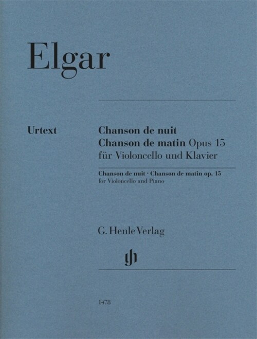 Chanson de nuit, Chanson de matin op. 15 for Violoncello and Piano (Paperback)