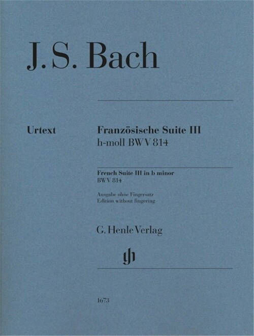 French Suite 3 b minor BWV 814 (Paperback)